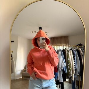 Zara Vibrant Coral Hoodie